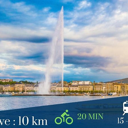 Homey Coloc Goodlife - Colocation Moderne - Chambres Privees - Wifi Et Netflix - Au Pied Du Tram Pour Geneve Ambilly Extérieur photo
