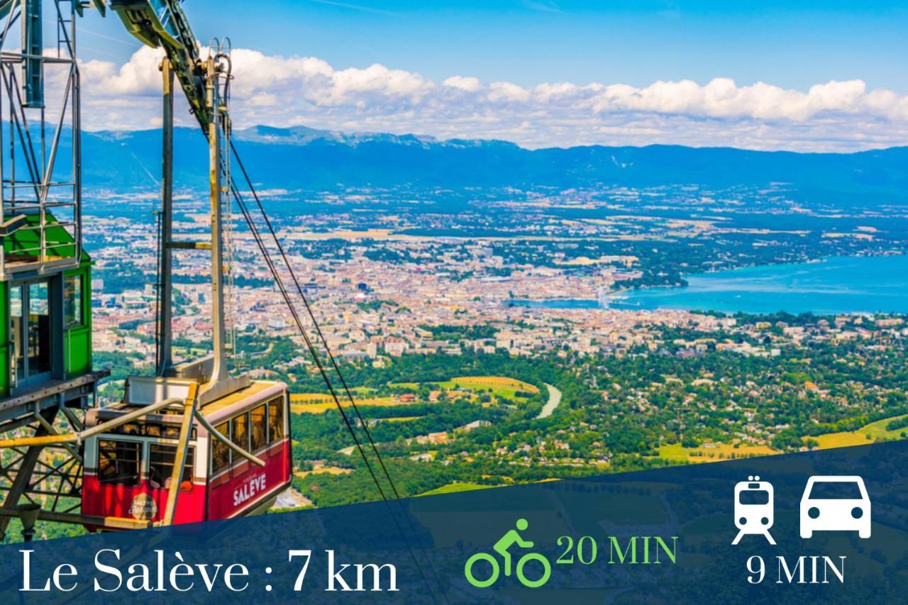 Homey Coloc Goodlife - Colocation Moderne - Chambres Privees - Wifi Et Netflix - Au Pied Du Tram Pour Geneve Ambilly Extérieur photo